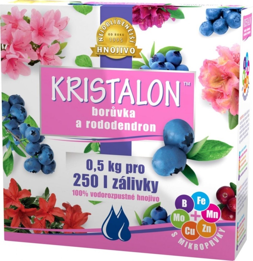 Kristalon 500 gramů AGRO borůvky a rododendron