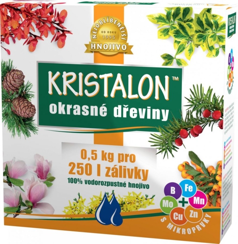 Kristalon 500 gramů AGRO okrasné dřeviny