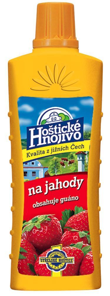 Hoštické hnojiva s guánem 0,5 litru Střelské Hoštice guáno jahody