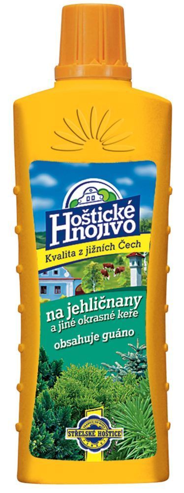 Hoštické hnojiva s guánem 0,5 litru Střelské Hoštice guáno jehličnany
