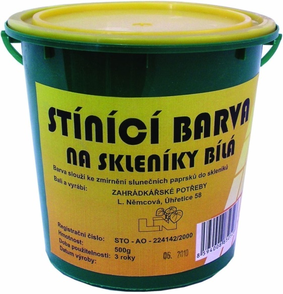 Stínicí barva na skleník - bílá