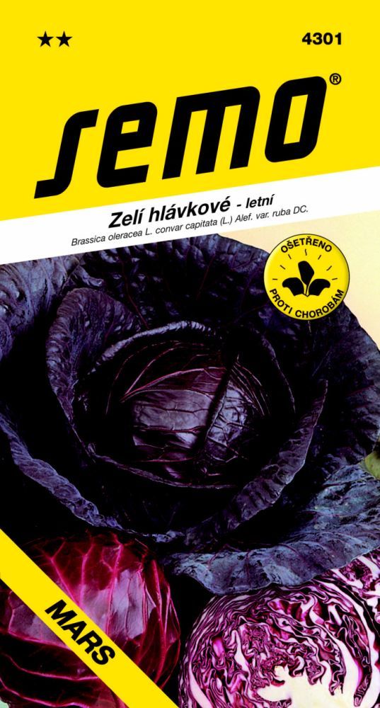 SEMO a.s. Smržice Hlávkové zelí letní MARS