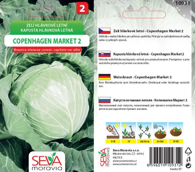 Seva Moravia s.r.o. VALTICE Hlávkové zelí COPENHAGEN MARKET 2