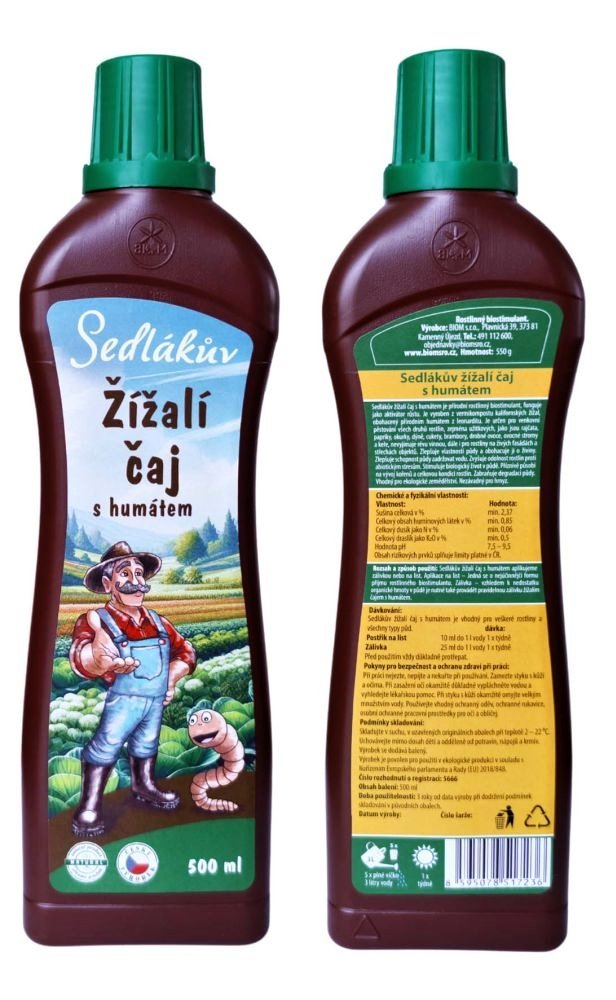 Sedlákův žížalí čaj s HUMÁTEM