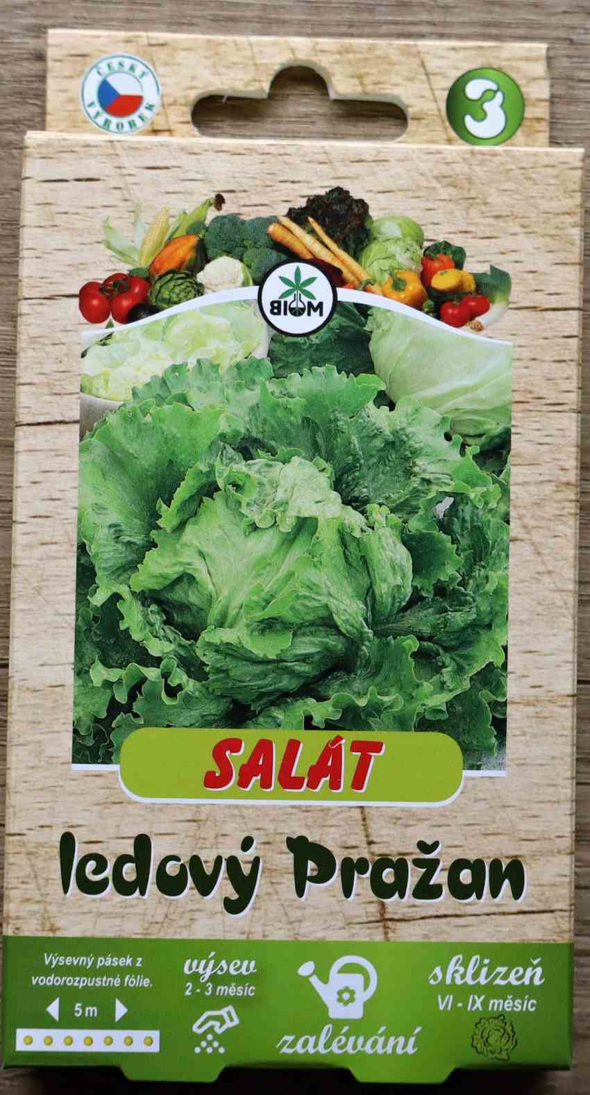 Salát ledový PRAŽAN - pásek