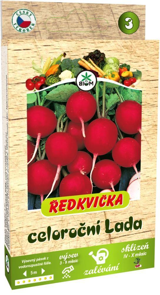 Ředkvička celoroční Lada- pásek