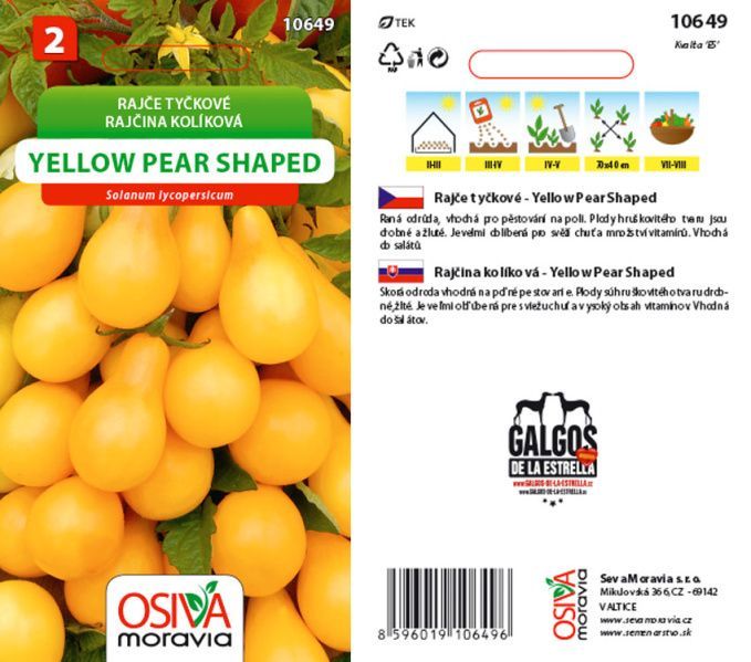 Rajče YELLOW PEAR SHAPED
