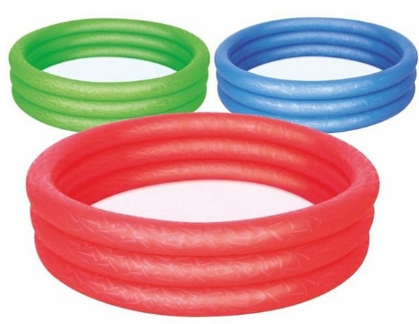 Bazén tříkomorový 102x25cm