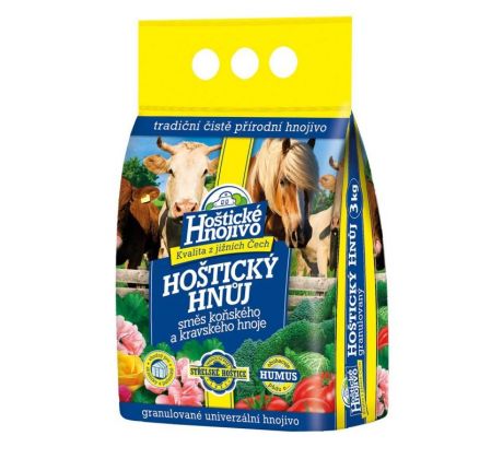 Hoštický hnůj 3 kg