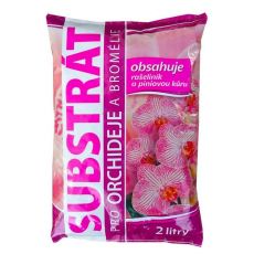 Substrát pro orchideje a bromelie - 2 litry