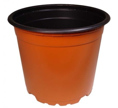 Sadbový květináč - 9 cm -hnědý