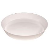 Bílá miska pod květináč 10cm