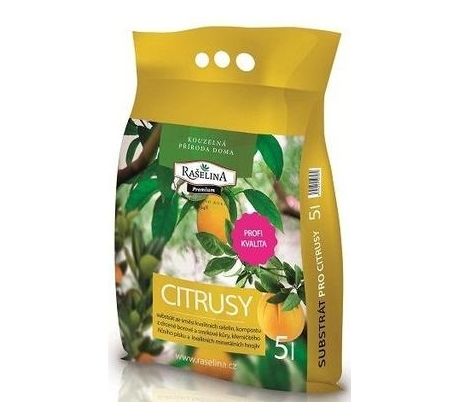 Substrát pro citrusy 5 litrů Prémium