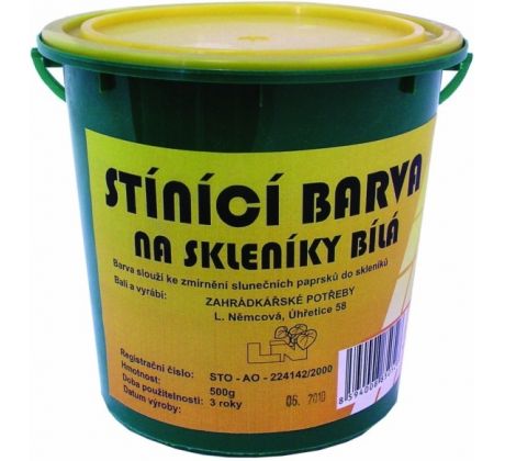 Stínicí barva na skleník - bílá