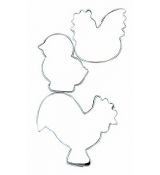 Vykrajovačka sada SLEPICE-KOHOUT-KUŘE