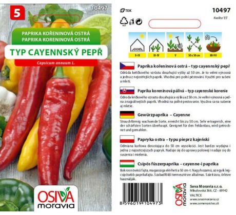 Paprika CAYENNSKÝ PEPŘ