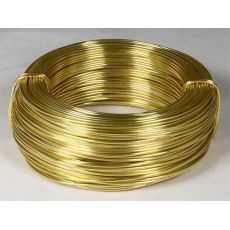 Vázací drátek 1mm - zlatý