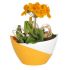 Květináč DOPPIO - žlutý