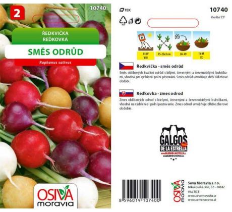 Ředkvička - směs odrůd