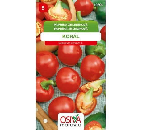 Paprika zeleninová - KORÁL