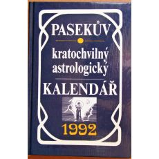 Pasekův kratochvilný astrologický kalendář 1992 - Vítězslav Čížek