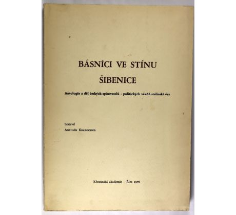 Básníci ve stínu šibenice - antologie