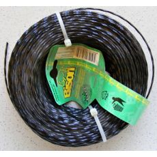 Řezná struna Bison 2,4 mm - čtverec - 15m