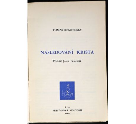 Následování Krista - Tomáš Kempenský
