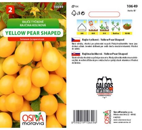 Rajče YELLOW PEAR SHAPED