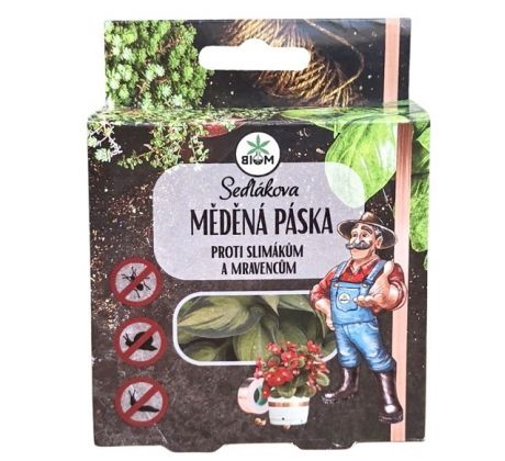 Sedlákova měděná páska proti slimákům a mravencům 400x2,5cm