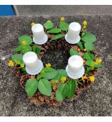 Šiškový adventní věnec #1