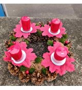 Šiškový adventní věnec #2