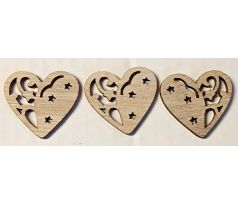 Srdíčko - 4ks