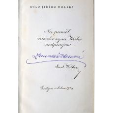 Dílo Jiřího Wolkra - Jiří Wolker
