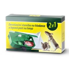 Deratizační stanička 2v1