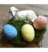 Beránek s vajíčky